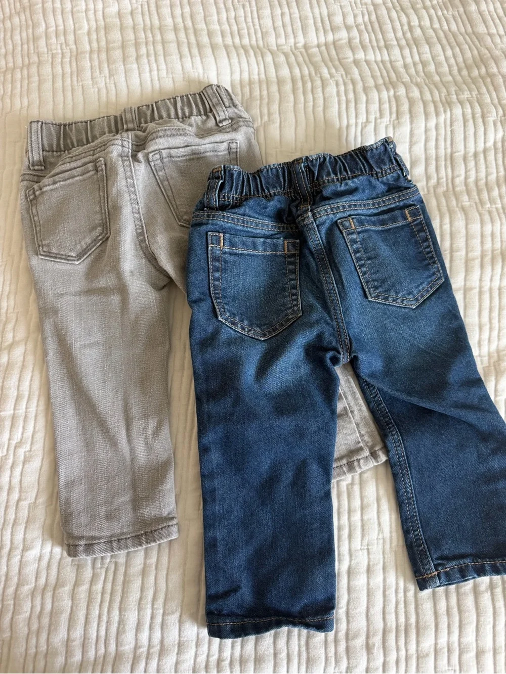 Old Navy Toddler Jeans and Gray Jeans - Blue and Light Gray